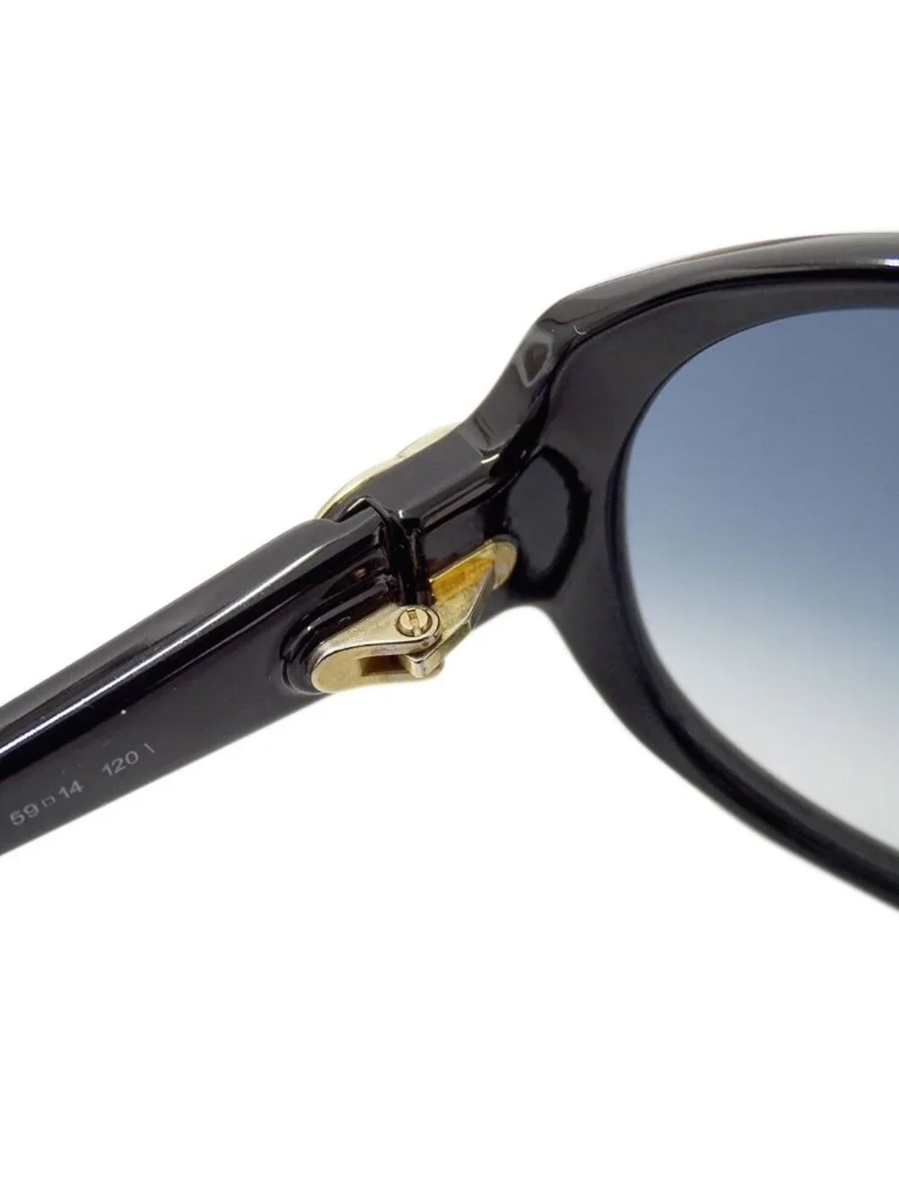 Gucci Sunglasses Interlocking G Black Blue S Gradient Eyewear